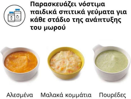 Baby Brezza One Step Food Maker Deluxe Baby Food Steamer with Blender 0.8lt