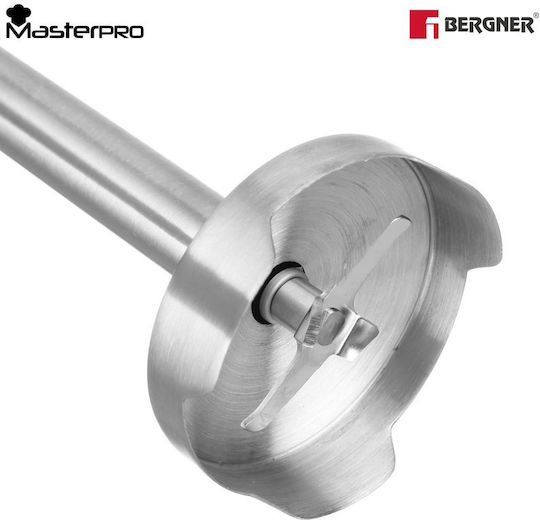 Bergner Masterpro Ръчен блендер с Неръждаема Пръчка 800W Сребрист