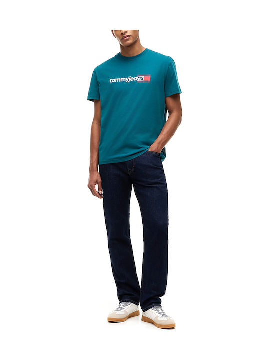 Ryan Men's Jeans Pants with Slim Straight Fit Blue