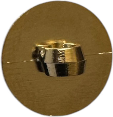 Round Button 1.2cm 62593 Gold 5 Pieces