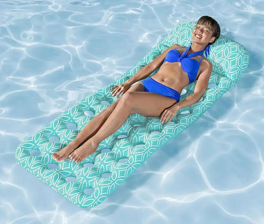 Inflatable Sea Mattress Light Blue 198x74cm