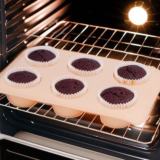 Alista Home Bakeware Tin For Cupcakes/Muffins Made Of Silicone 30x18x4cm