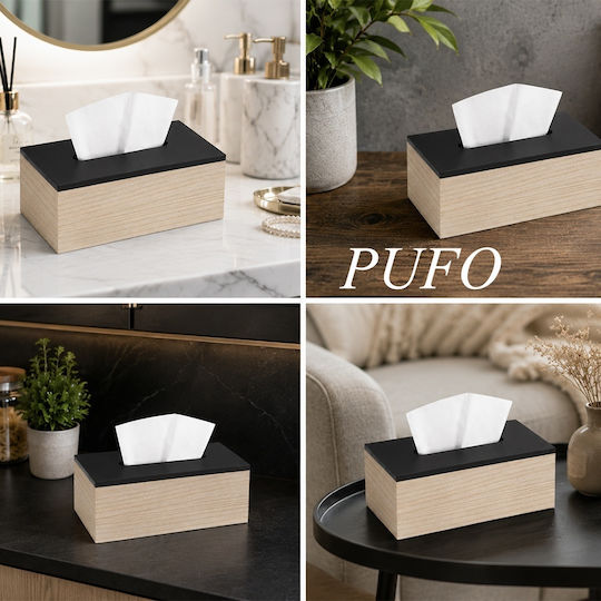 Suport Pentru Șervețele Din Lemn Maro 25x14cm