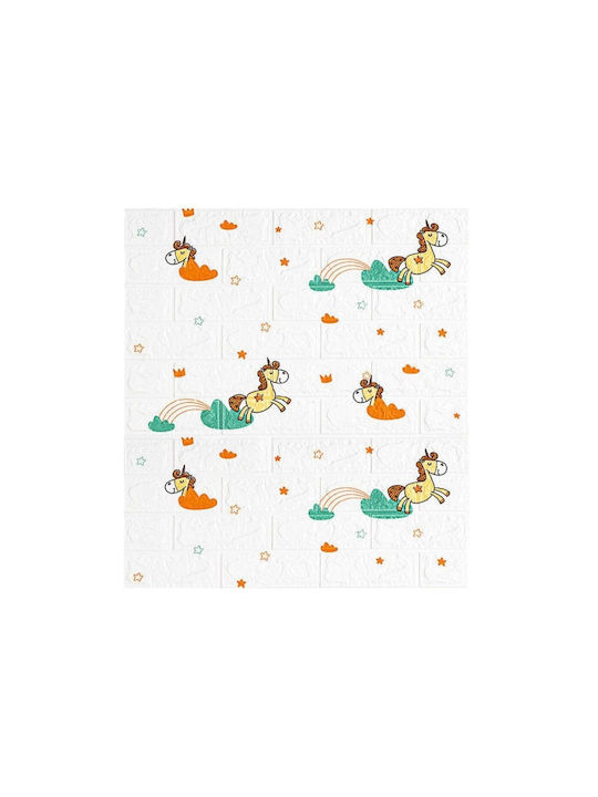 Alista Home Autocolant Decorativ 3D Pentru Perete Copii Spumă 1x77cm 10 Bucăți