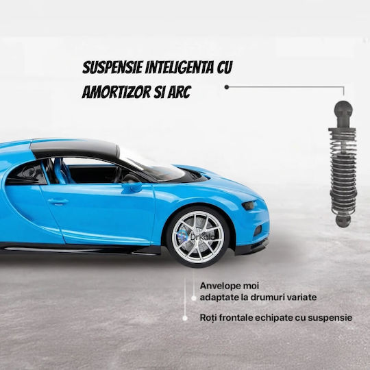 Bugatti Teleghidată Mașină Albastră