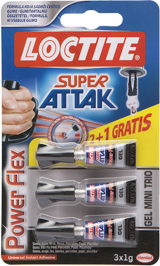 Alista Home Adeziv Gel Superglue 3 buc Transparent