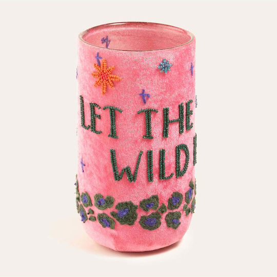 SteweHome Pink Glass Vase