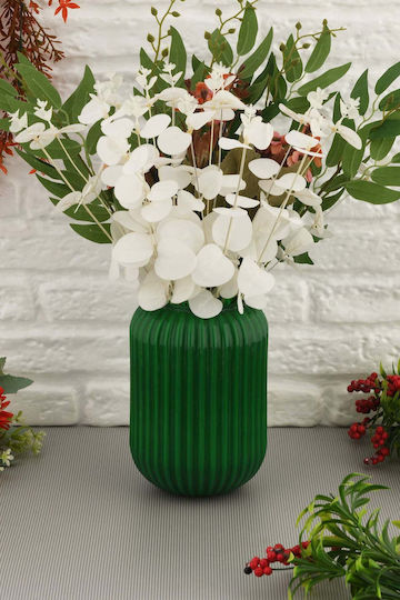 SteweHome Vază Decorativă Din Sticlă Verde Y20cm