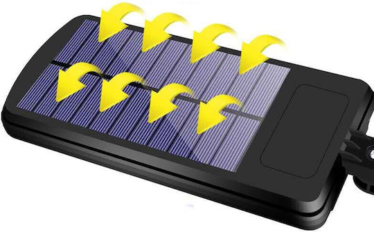 Alista Home Lampă Solară de Perete 20W 2400lm Alb Rece cu Senzor de Mișcare și Telecomandă IP65 36x11.5cm