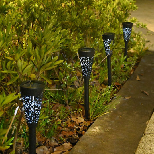 Alista Home Set 12 Lămpi Solare Torțe 5W 450lm cu Lumină Albă Rece 6000K IP65 36x6.8cm