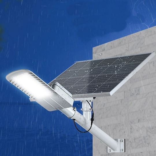 Alista Home Lampă Solară de Stradă 500W 3150lm Alb Rece 6500K cu Senzor de Mișcare și Telecomandă IP65 51.5x21x7.5cm