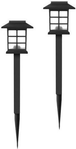 Alista Home Set 2 Lămpi Solare Tip Lanternă Albastre cu Senzor de Mișcare 38x8.6x8.6cm