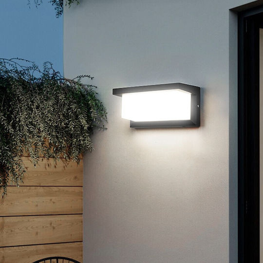 Alista Home Lumină Solară de Perete 18W 150lm Alb Rece cu Senzor de Mișcare IP65 13.5x8x7.5cm
