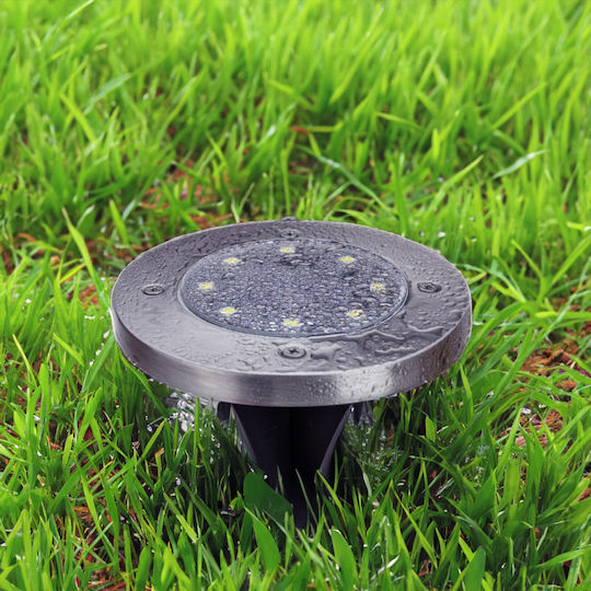 LED Set of 4 Spiked Solar Lights with Motion Sensor