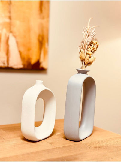 SteweHome Set Decorative Multicolour Ceramic Vases 2 Pieces