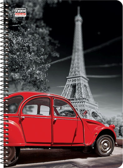 Typotrust Spiral Caiete Cu dungi A4 2 de Subiecte Illustration 16buc (desene și modele diverse)