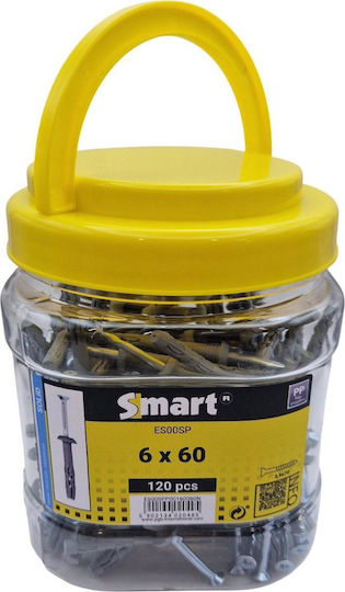 Βίδα με Διάμετρο M6 και Μήκος 60mm 120τμχ