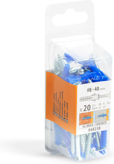 Alista Home Şurub Cu Diametru M8 Şi Lungime 40mm 20 Bucăţi