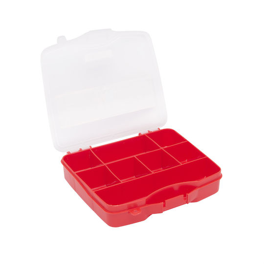 Alista Home Organizator pentru compartimente de scule 8 compartimente Transparentă 16.5x14x6cm