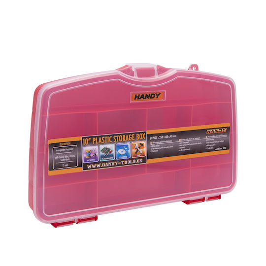 Alista Home Organizator pentru compartimente de scule 12 compartimente Transparent 25.8x16x4cm