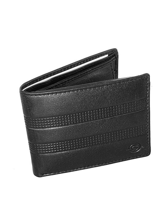 Leather Men's Wallet With RFID Black