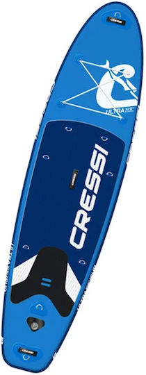 CressiSub Ultra 10'6" Aufblasbare SUP Board Kayak mit Länge 3,23m Blau