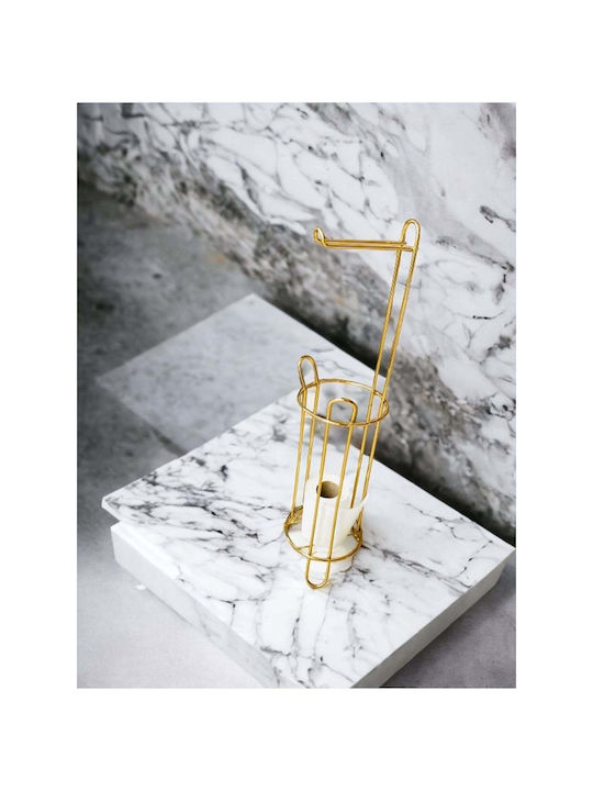 SteweHome Metallic Multicolour Paper Holder