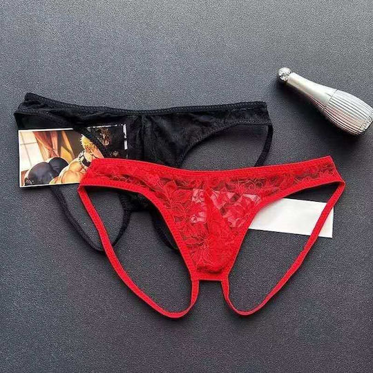 Dragon Men's Underwear Jockstrap Transparent