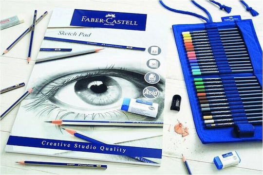 Faber Castell A5 Sketch Pad 50 Sheets 100 Gsm