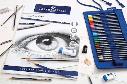 Faber Castell Sketch Pad A4 50 Sheets 100 Gsm