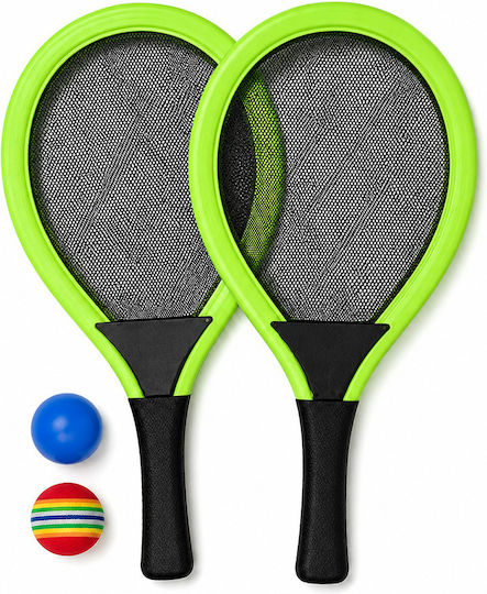 Beach Racket Set 2 Balls 2 Colours 1 Set