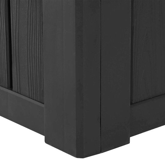 vidaXL Poolausrüstung & -teile Treppen aus Hölzern 93x57x35cm Schwarze