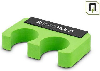 Delphin Maghold Magnetic Rod Holder 2 Positions Green Black