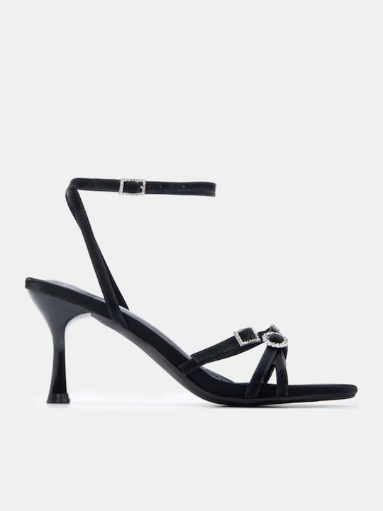 Sandals with Strass Black