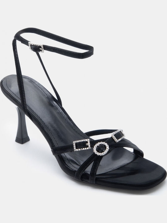 Sandals with Strass Black