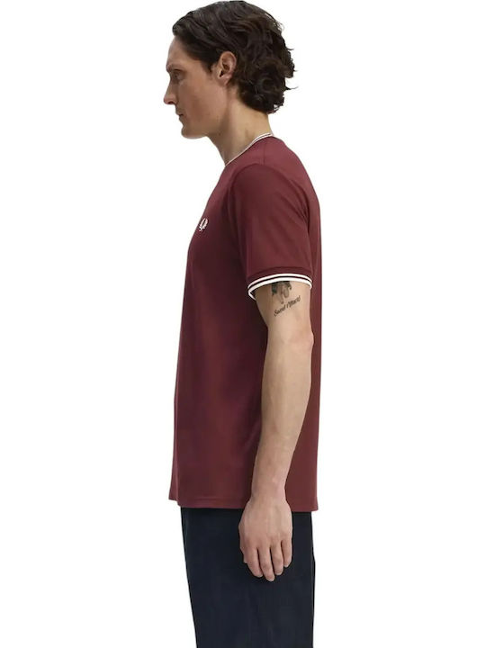 Twin Tipped T-Shirt Burgundisch