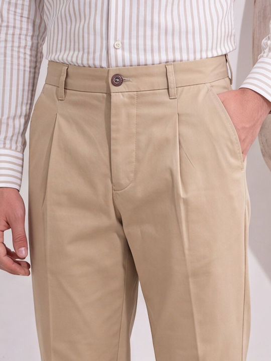 Παντελόνι Chino σε Slim Εφαρμογή Μπεζ