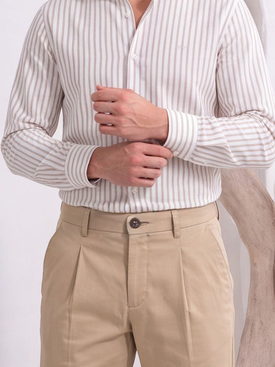 Παντελόνι Chino σε Slim Εφαρμογή Μπεζ