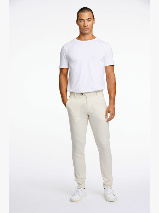 Παντελόνι σε Slim Εφαρμογή Light Sand