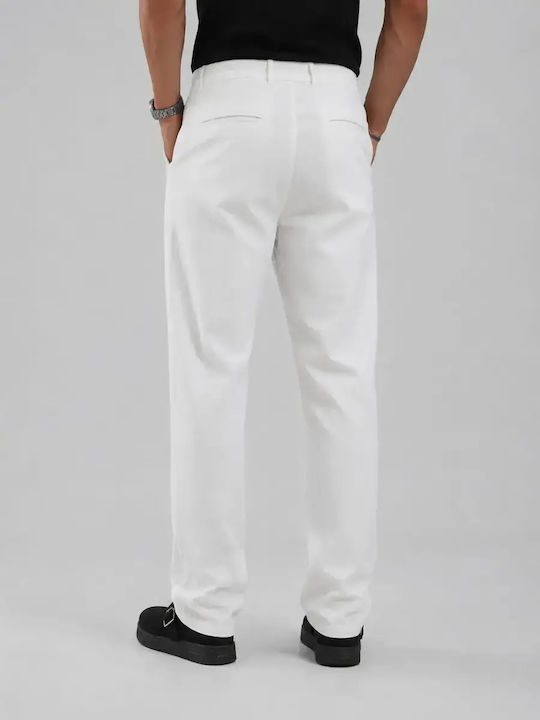 Παντελόνι σε Baggy Γραμμή Λευκό