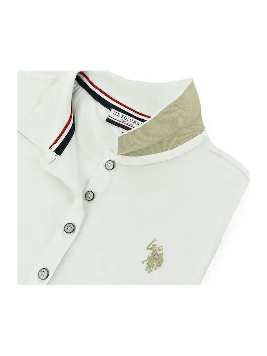 Damen Polo Bluse Weiß