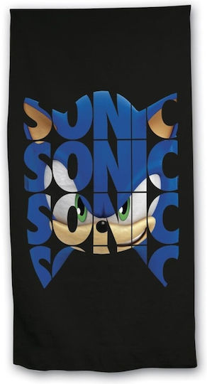 Kinder-Strandtuch Geschenkset Kinderhut Sonnenbrille Sonic + Kinder-Strandtuch Sonic 70x140cm S00011