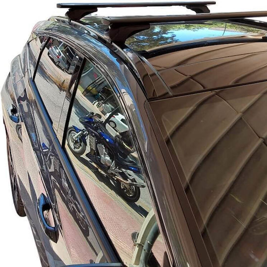 Menabo Menabo Car Roof Bars Aluminum Roof Rack Kit for Hyundai Tucson 2024+ Set with Roof Rack Legs Black