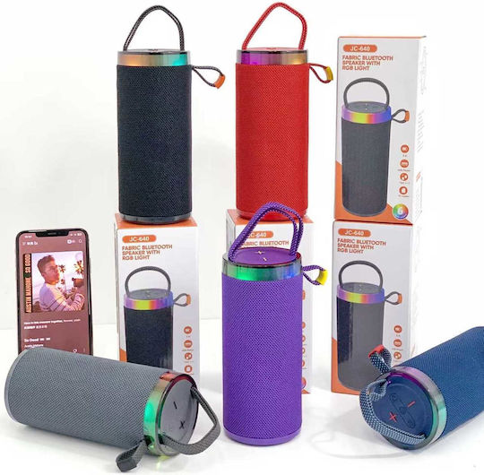 JC-640 Bluetooth Speaker 10W With Battery Life Up To 4 Hours Red
