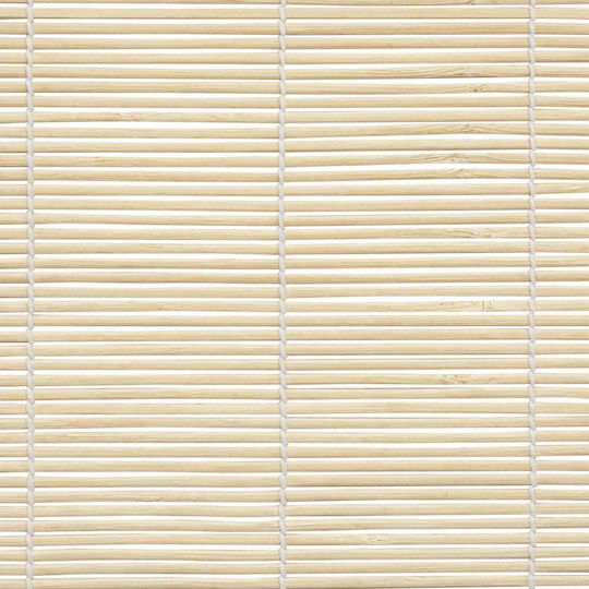 vidaXL Bamboo Roller Blind in Beige 50x220 cm