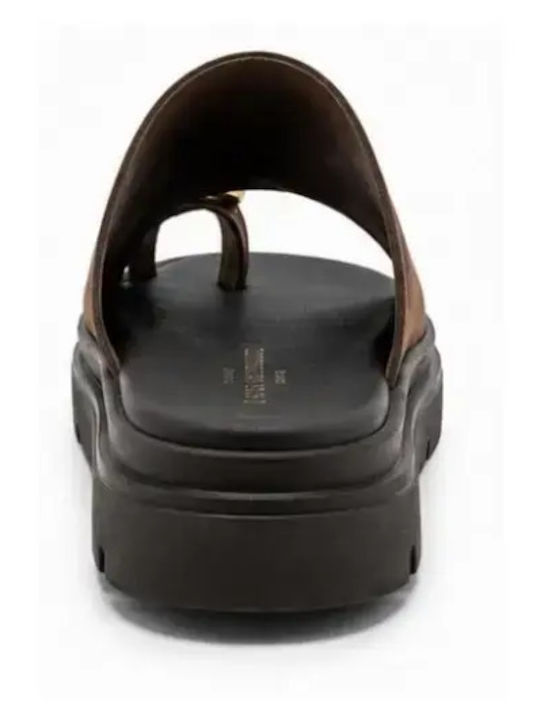 Women's Flat Sandals Brown