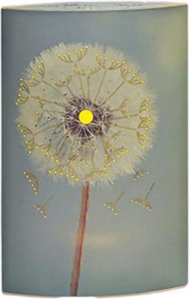 DictroLux Dekoratives Tischlampen LED Warmes Weiß Blume 20x13x5cm