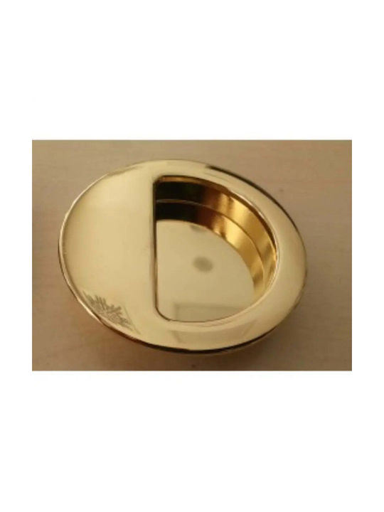 Watts Χούφτα Πόρτας Μπρούτζινη 57mm (Απόσταση Κέντρων 57mm)