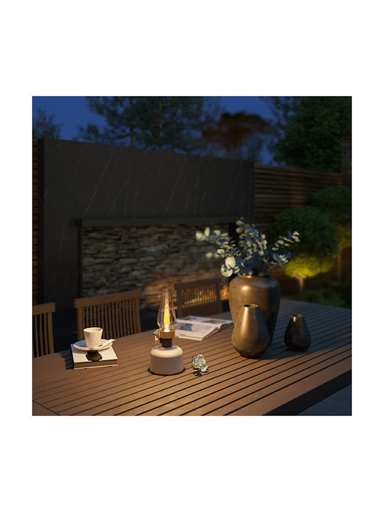 Calex Lampa LED De Masă Pentru Exterior 2.5W Cu Lumină Alb Cald IP54 Bej