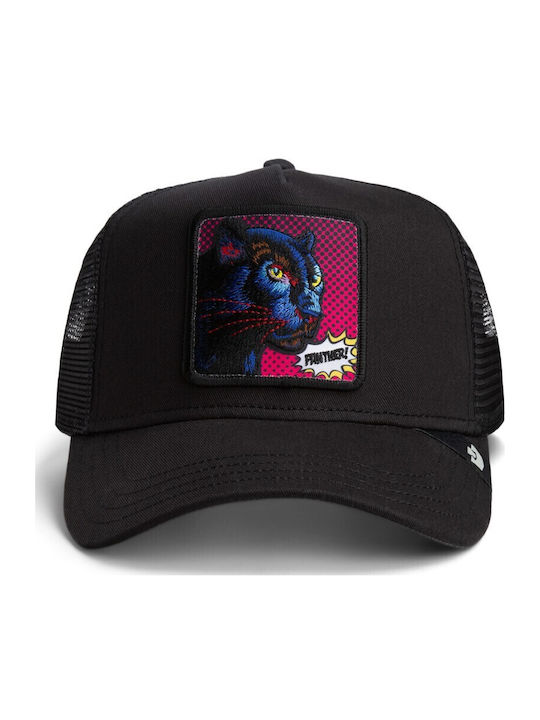 Καπέλο Jockey Popart Panther Μαύρος Πάνθηρας Goorin Bros Καπέλο Jockey Popart Panther Μαύρος Πάνθηρας Goorin Bros